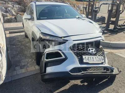 Photo 1 of 7: 2018 Hyundai Kona, VIN KMHK4815GJU121552 — Korean insurance auction