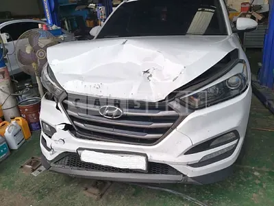 Photo 1 of 22: 2016 Hyundai Tucson, VIN KMHJ381ABGU107563 — Korean insurance auction