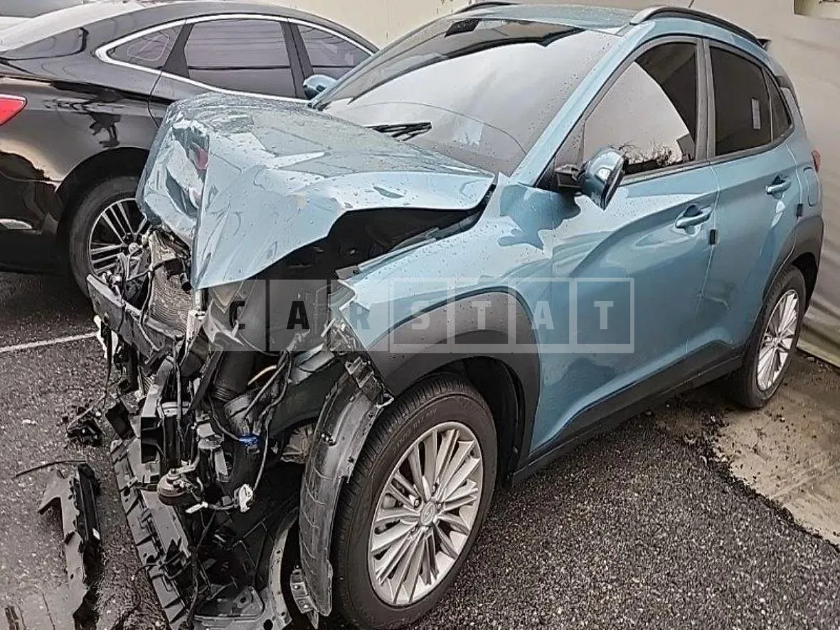 Photo 2 of 19: 2018 Hyundai Kona 1.6, VIN KMHK4815GJU144071 — Korean insurance auction