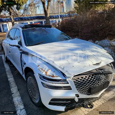 Photo 1 of 26: 2022 Genesis G80, VIN KMTGB41CDNU155225 — Korean insurance auction