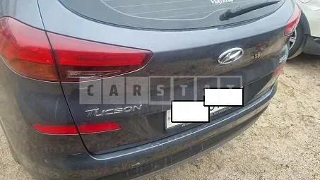 Photo 2 of 23: 2019 Hyundai Tucson, VIN KMHJ381ABKU872633 — Korean insurance auction