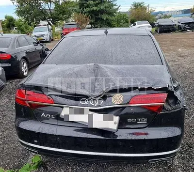 Photo 1 of 14: 2015 Audi A8L 50 TDI quattro, VIN WAUZZZ4HXFN022887 — Korean insurance auction