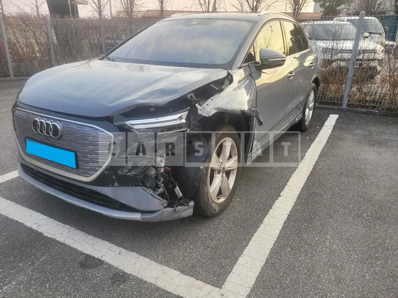 Photo 2 of 20: 2023 Audi Q4 40 e-tron (Etron), VIN WAUZZZFZ6PP040606 — Korean insurance auction
