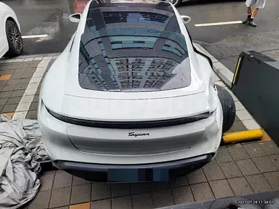 Photo 1 of 47: 2021 Porsche Taycan, VIN WP0AA2Y14MSA18329 — Korean insurance auction