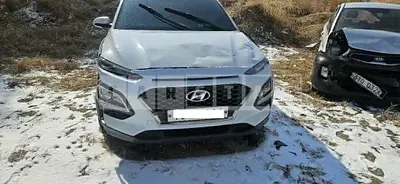 Photo 1 of 15: 2018 Hyundai Kona, VIN KMHK4815GJU009568 — Korean insurance auction
