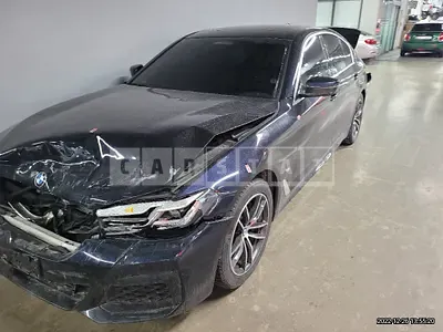Photo 1 of 18: 2021 BMW 523d, VIN WBA11ES00MCF94024 — Korean insurance auction
