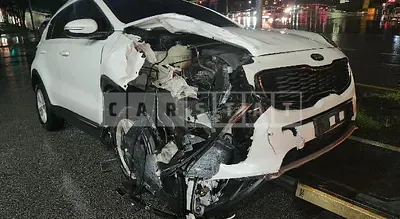 Photo 1 of 10: 2016 Kia Sportage, VIN KNAPM813BGK044071 — Korean insurance auction