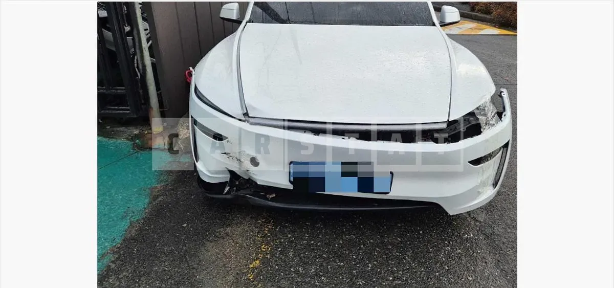 Photo 2 of 31: 2025 Tesla Model Y RWD, VIN LRWYGCFJXSC301938 — Korean insurance auction