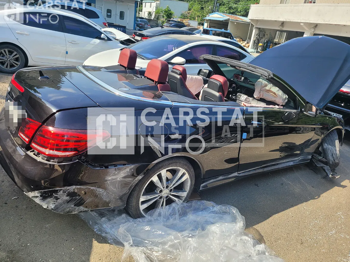 Photo 2 of 7: 2015 Mercedes-Benz E200 Cabriolet, VIN WDDKK3EF3GF331301 — Korean insurance auction