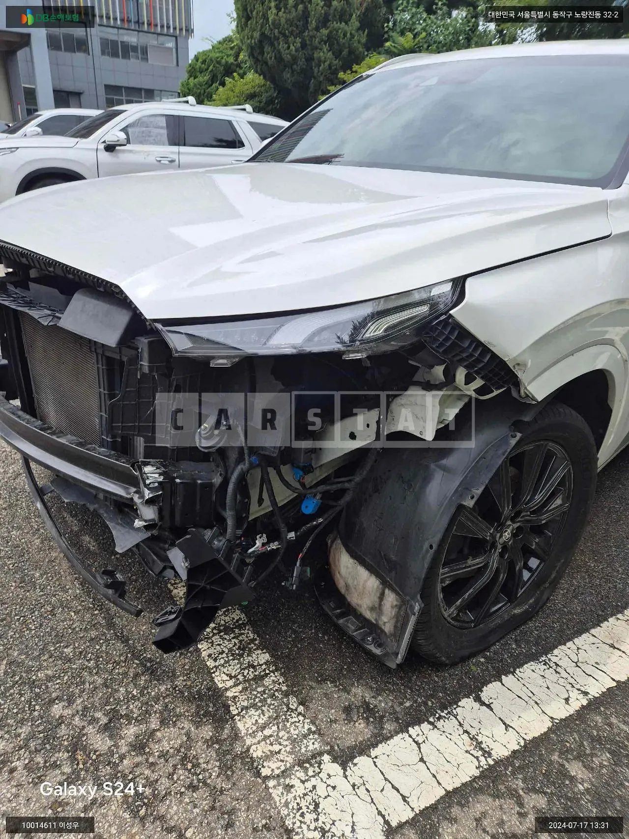 Photo 2 of 12: 2021 Hyundai Palisade, VIN KMHR581ABNU408329 — Korean insurance auction