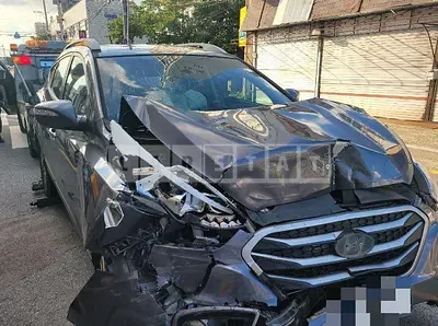 Photo 1 of 5: 2015 Hyundai Tucson ix, VIN KMHJT81VBFU056158 — Korean insurance auction