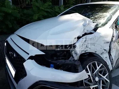 Photo 1 of 25: 2020 Hyundai Kona Hybrid, VIN KMHK381EGLU033000 — Korean insurance auction