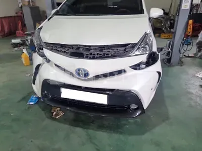 Photo 1 of 9: 2018 Toyota Prius V, VIN JTDZN3EU9HJ073296 — Korean insurance auction