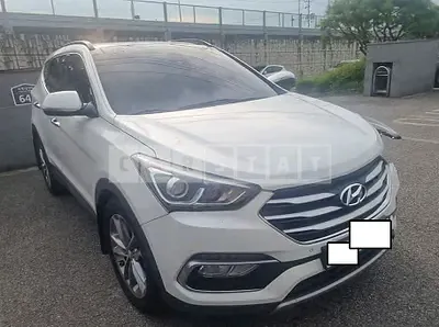 Photo 1 of 12: 2016 Hyundai Santa Fe, VIN KMHSW81UBGU600279 — Korean insurance auction