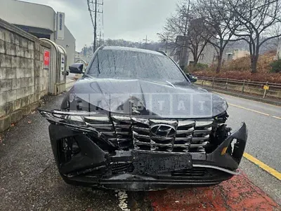 Photo 1 of 48: 2023 Hyundai Tucson, VIN KMHJC811BPU122721 — Korean insurance auction
