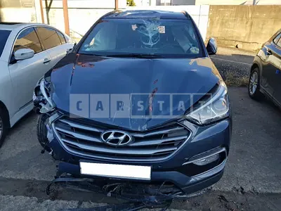 Photo 1 of 38: 2017 Hyundai Santa Fe, VIN KMHSW81UBJU792401 — Korean insurance auction