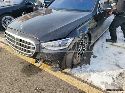 Photo 1 of 35: 2022 Mercedes-Benz S580 4Matic, VIN W1K6G7GB5NA154510 — Korean insurance auction