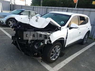 Photo 1 of 8: 2019 Hyundai Santa Fe, VIN KMHS281BBKU113319 — Korean insurance auction