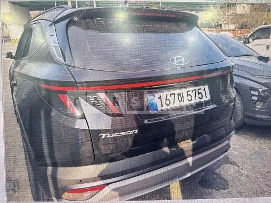 Photo 2 of 16: 2025 Hyundai Tucson, VIN KMHJE811DSU351467 — Korean insurance auction