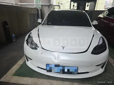 Photo 1 of 15: 2022 Tesla Model 3 Long Range, VIN 5YJ3E1EB1NF148956 — Korean insurance auction