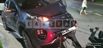 Photo 1 of 10: 2018 Kia Sportage, VIN KNAP781ABJK449173 — Korean insurance auction