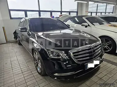 Photo 1 of 24: 2018 Mercedes-Benz S400d 4Matic L, VIN WDDUG3FB9JA353331 — Korean insurance auction