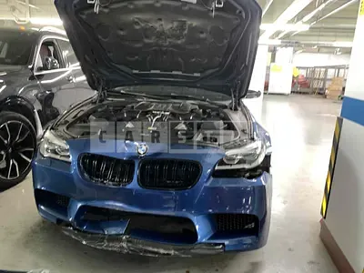 Photo 1 of 12: 2016 BMW M5, VIN WBSFV9103GGD77501 — Korean insurance auction