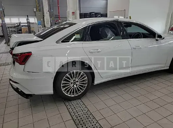 Photo 2 of 9: 2021 Audi A6 40 TDI Four, VIN WAUZZZF25MN021829 — Korean insurance auction