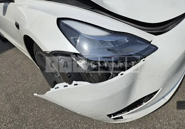 Photo 2 of 27: 2021 Tesla Model 3 Long Range, VIN 5YJ3E1EB3MF011466 — Korean insurance auction
