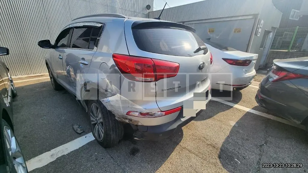 Photo 2 of 11: 2014 Kia Sportage, VIN KNAPC813BFK731123 — Korean insurance auction