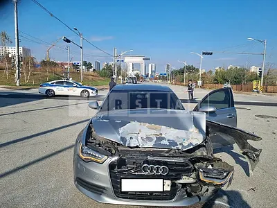 Photo 1 of 6: 2015 Audi A6 35 TDI, VIN WAUZZZ4G3FN002584 — Korean insurance auction