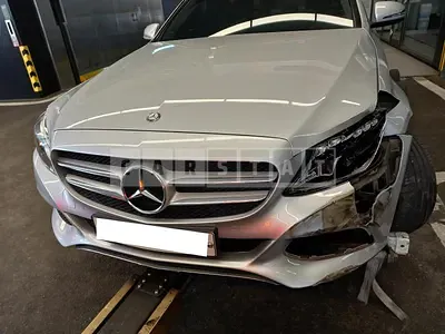 Photo 1 of 10: 2017 Mercedes-Benz C220d 4Matic, VIN WDDWF0FB7HR283401 — Korean insurance auction