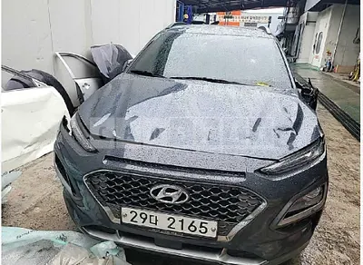 Photo 1 of 22: 2018 Hyundai Kona, VIN KMHK4815GJU096175 — Korean insurance auction