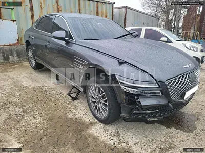 Photo 1 of 10: 2020 Genesis G80, VIN KMTGB41CDMU022633 — Korean insurance auction