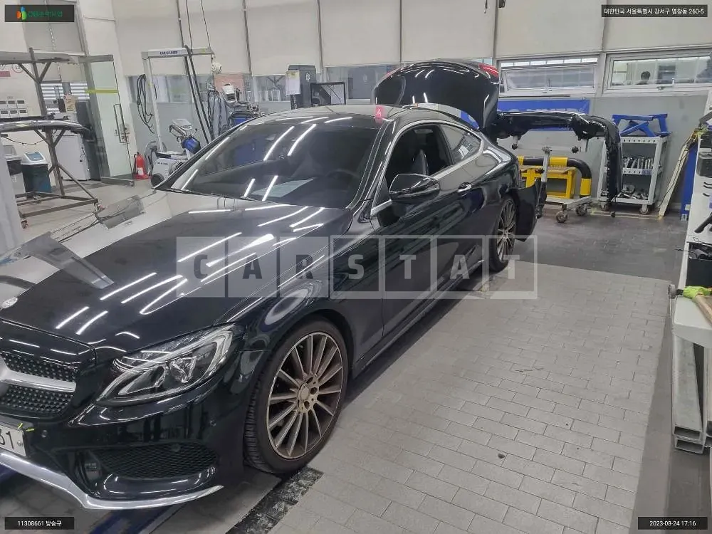 Photo 2 of 9: 2016 Mercedes-Benz C200 Coupe, VIN WDDWJ4CB7GF319260 — Korean insurance auction