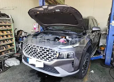 Photo 1 of 50: 2022 Hyundai Santa Fe, VIN KMHS3811BNU022182 — Korean insurance auction