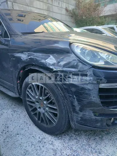 Photo 1 of 25: 2015 Porsche Cayenne Diesel, VIN WP1AF292XGLA40838 — Korean insurance auction