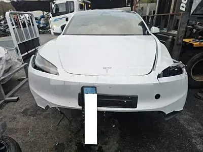 Photo 1 of 39: 2024 Tesla Model 3 LongRange, VIN LRW3E7EK3RC191908 — Korean insurance auction