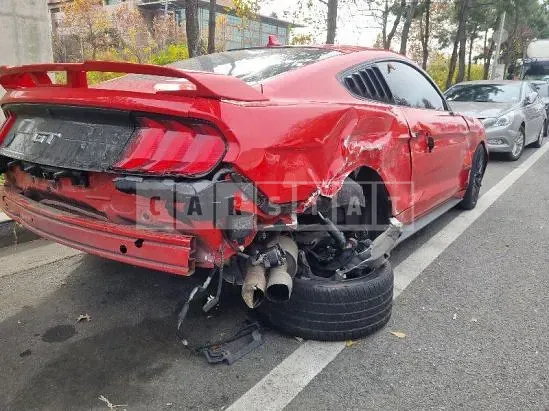 Photo 2 of 19: 2022 Ford Mustang GT 5.0 Coupe, VIN 1FA6P8CF9N5126782 — Korean insurance auction