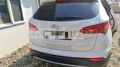 Photo 1 of 5: 2015 Hyundai Santa Fe, VIN KMHSW81UBFU481955 — Korean insurance auction