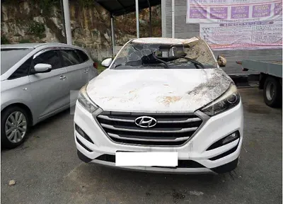 Photo 1 of 16: 2017 Hyundai Tucson, VIN KMHJ281ABHU246014 — Korean insurance auction