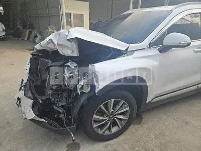 Photo 1 of 14: 2019 Hyundai Santa Fe, VIN KMHS281BBLU223320 — Korean insurance auction