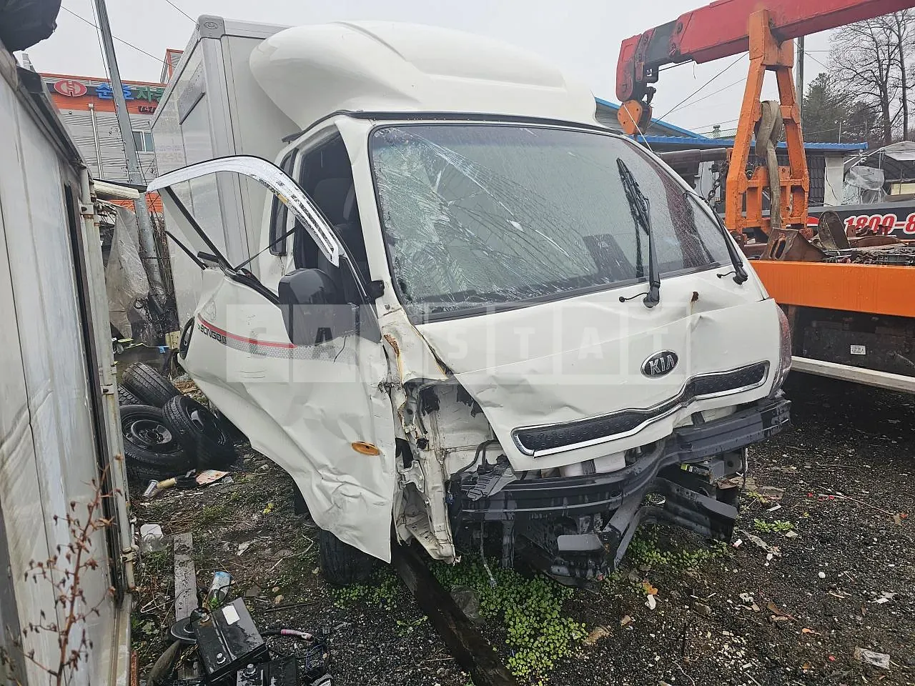 Photo 2 of 11: 2021 Ford Bongo Plus Courier Exclusive Car, VIN KNFSTZ76BNK565458 — Korean insurance auction