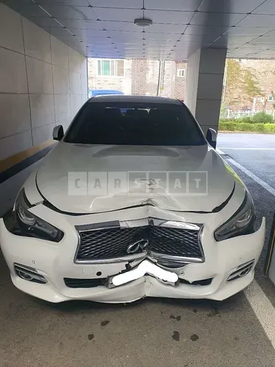 Photo 1 of 8: 2015 Infiniti Q50 2.2d, VIN JNKDV71E9FM531011 — Korean insurance auction
