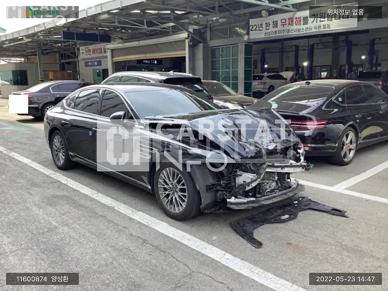 Photo 2 of 10: 2020 Genesis G80, VIN KMTGB41CDMU007648 — Korean insurance auction