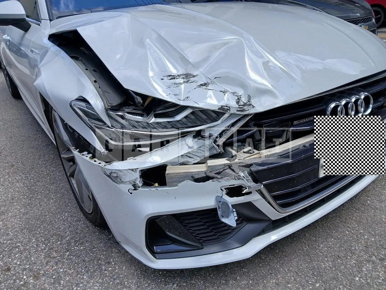 Photo 2 of 9: 2020 Audi A7 55 TFSI quattro Premium, VIN WAUZZZF22LN058271 — Korean insurance auction