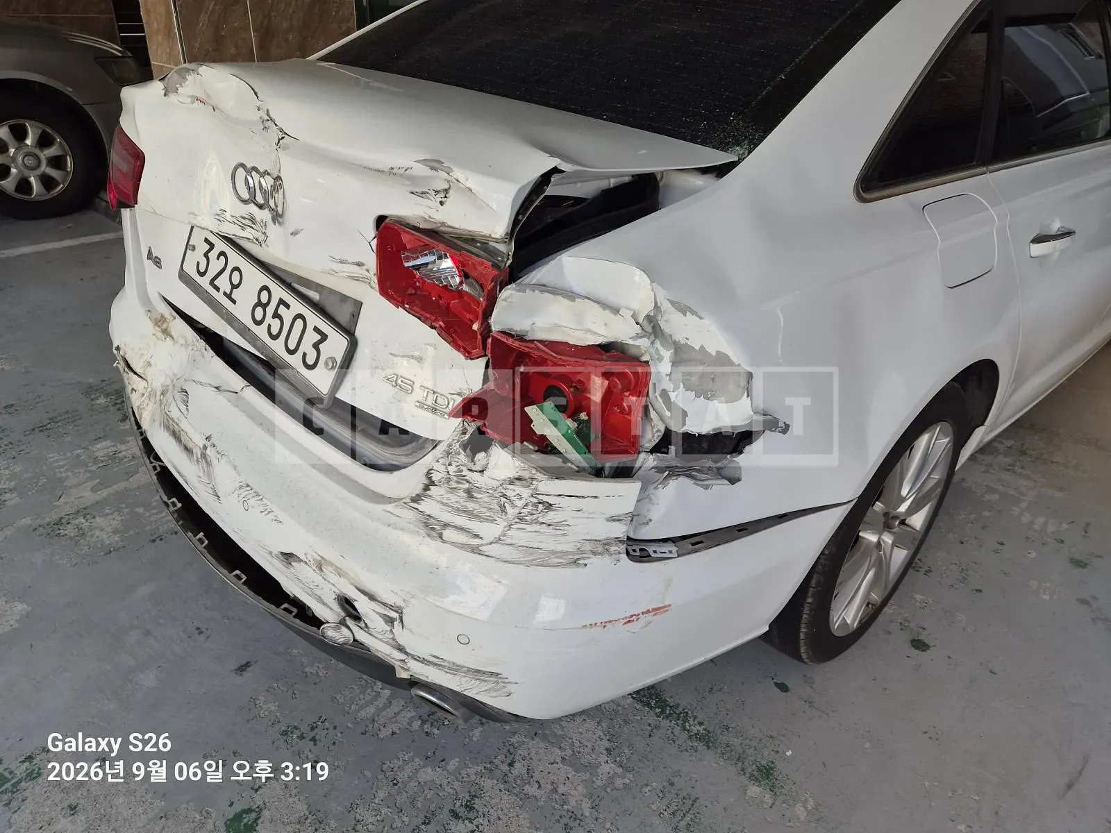 Photo 3 of 3: 2015 Audi A6 45 TDI quattro, VIN WAUZZZ4GXFN043598 — Korean insurance auction