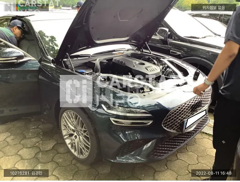 Photo 2 of 10: 2021 Genesis G70, VIN KMTG341ADMU080134 — Korean insurance auction