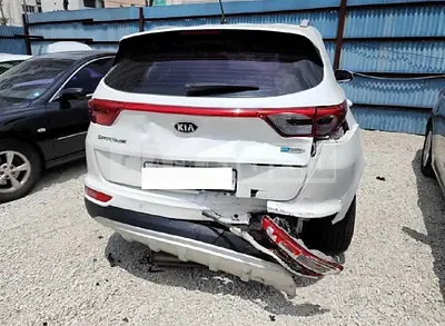 Photo 1 of 10: 2016 Kia Sportage, VIN KNAPM813BGK143519 — Korean insurance auction