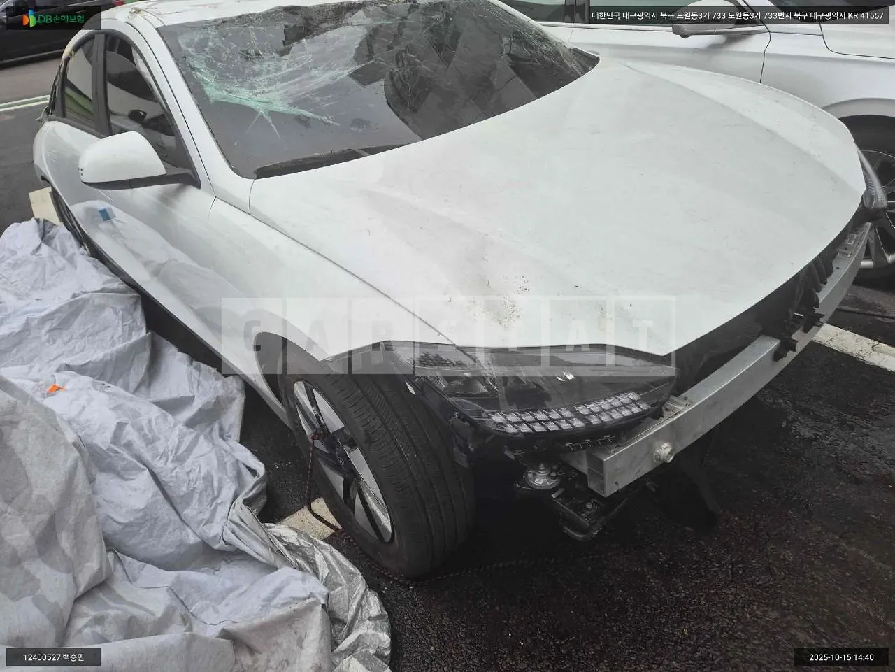 Photo 2 of 12: 2025 Hyundai IONIQ 6, VIN KMHM141BFSA107552 — Korean insurance auction